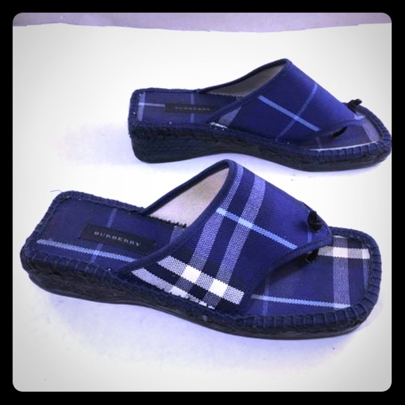 Burberry Wedge Sandals - Picture 1 of 5